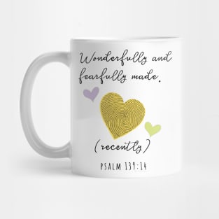 Baby is fearfully and wonderfully made Mug